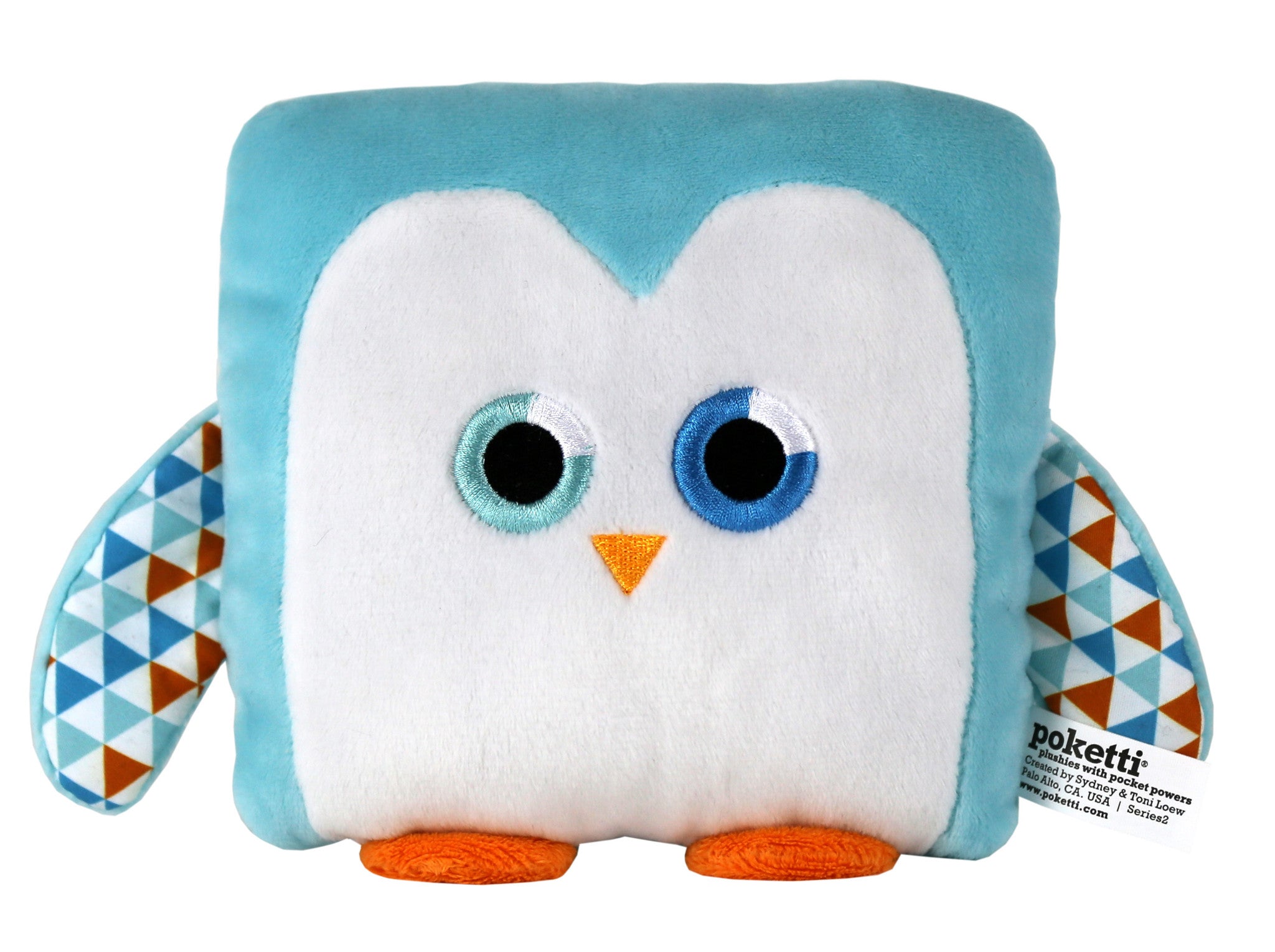 Plush toy penguin stuffed animal with a useful back pocket