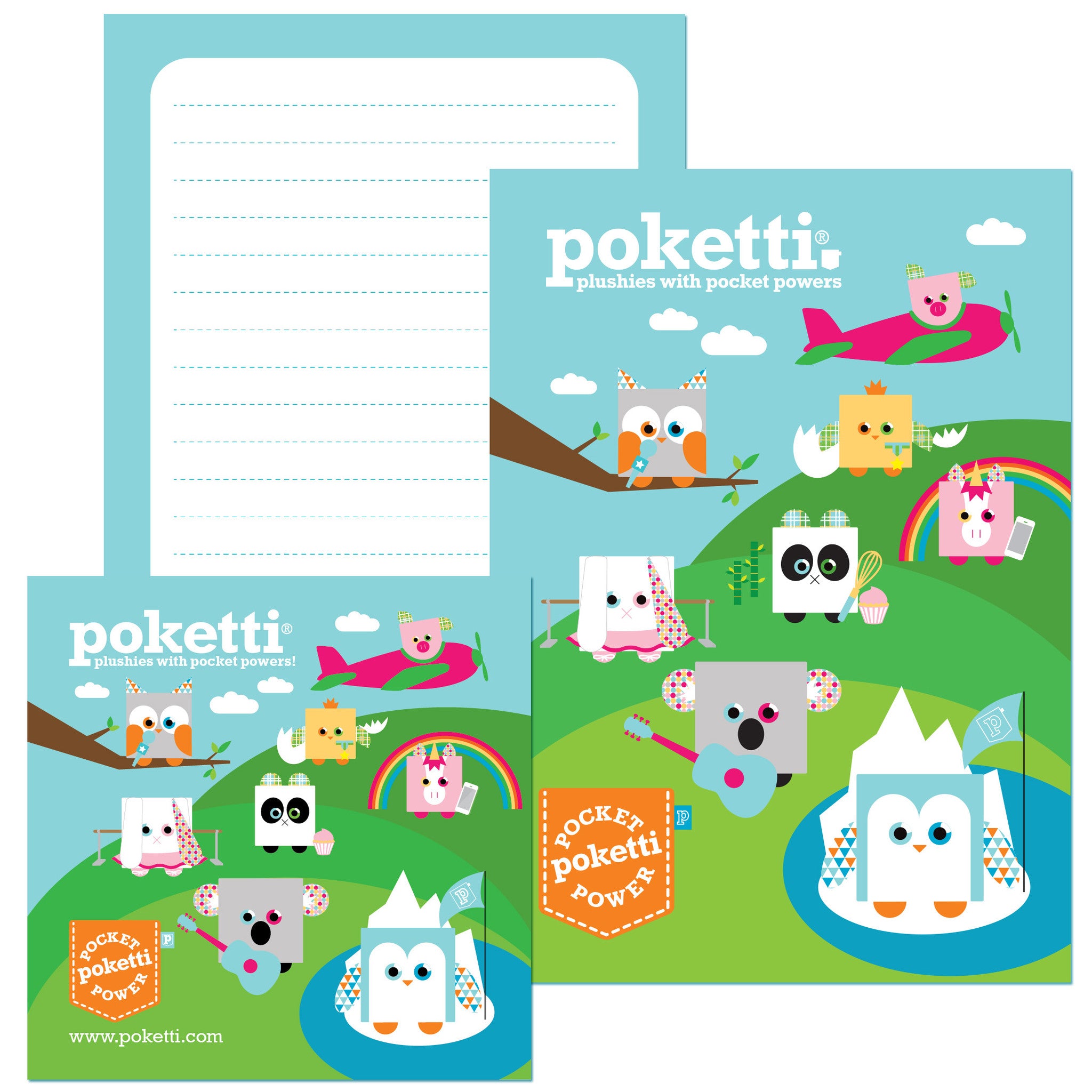 Poketti Series2 Collection Stationery Set