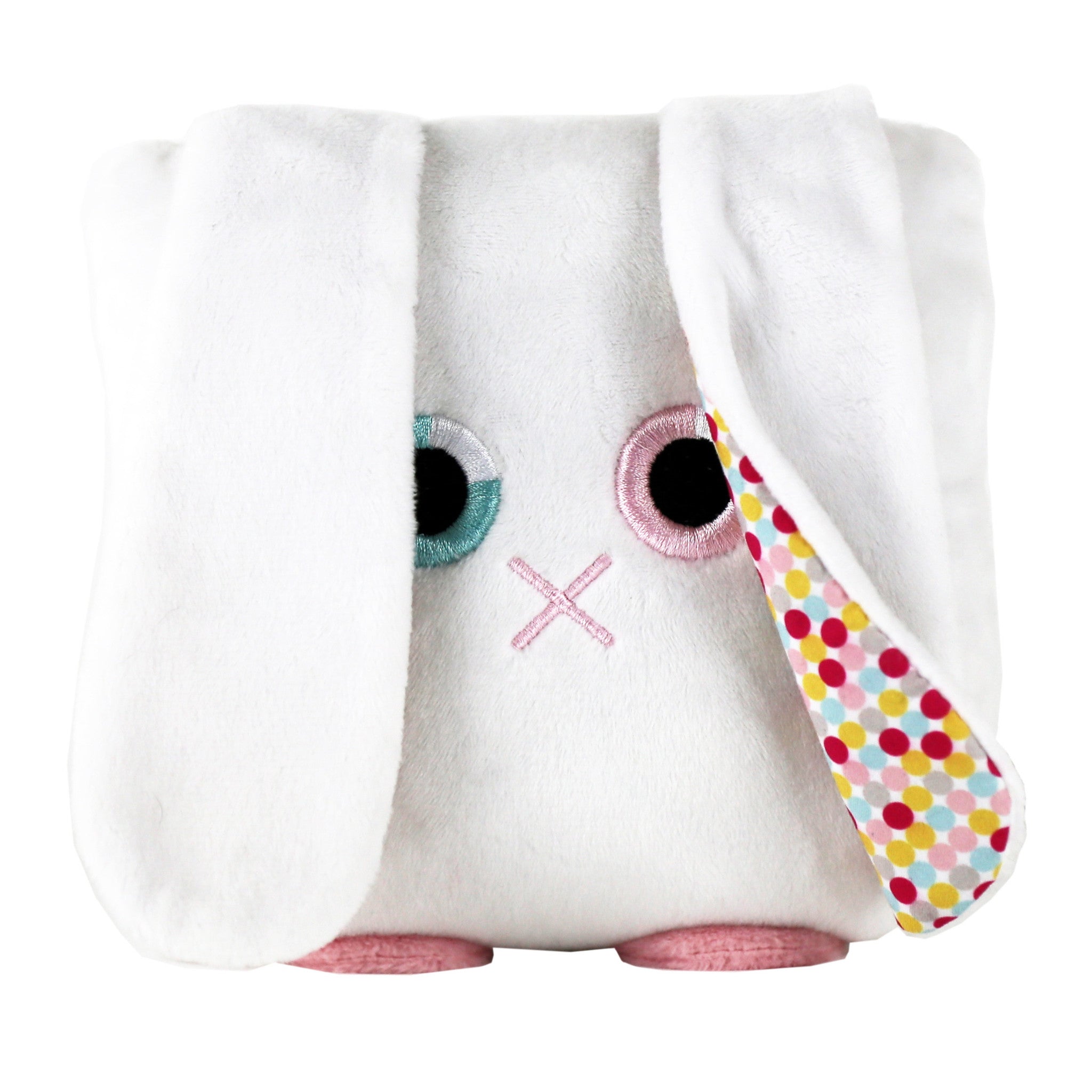 Plush rabbit stuffed animal bunny toy with a useful back pocket