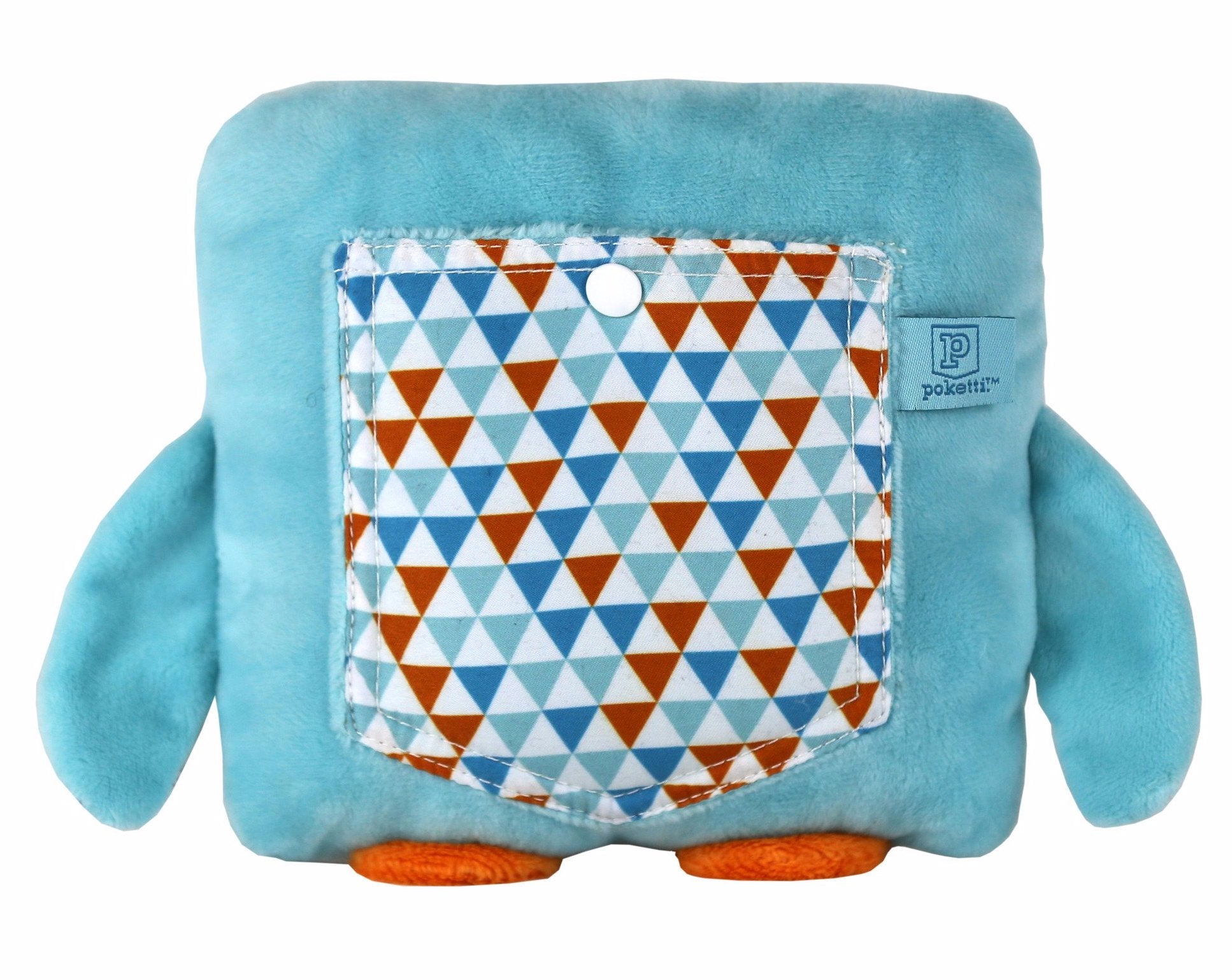 Plush toy penguin stuffed animal with a useful back pocket