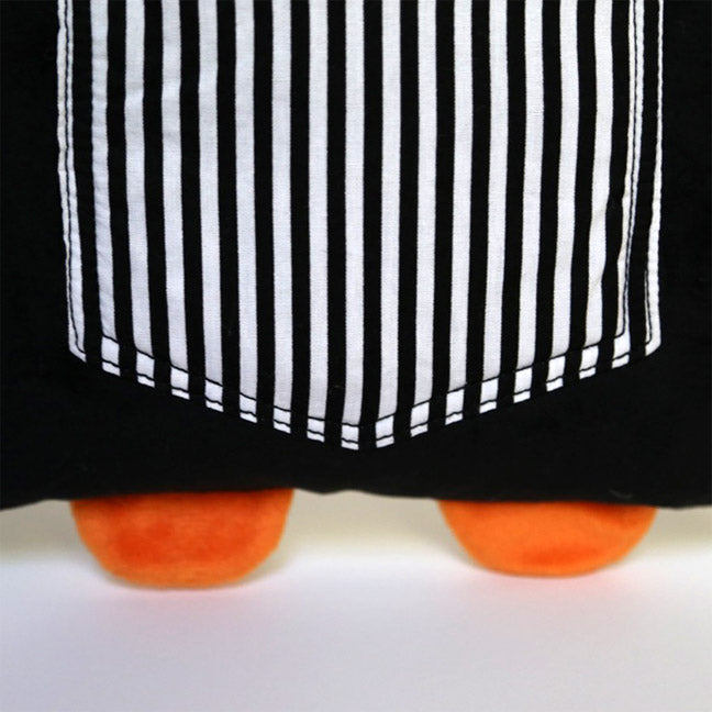 Poketti Penguin Bird Plush Pillow with a Pocket - Little Plush Feet