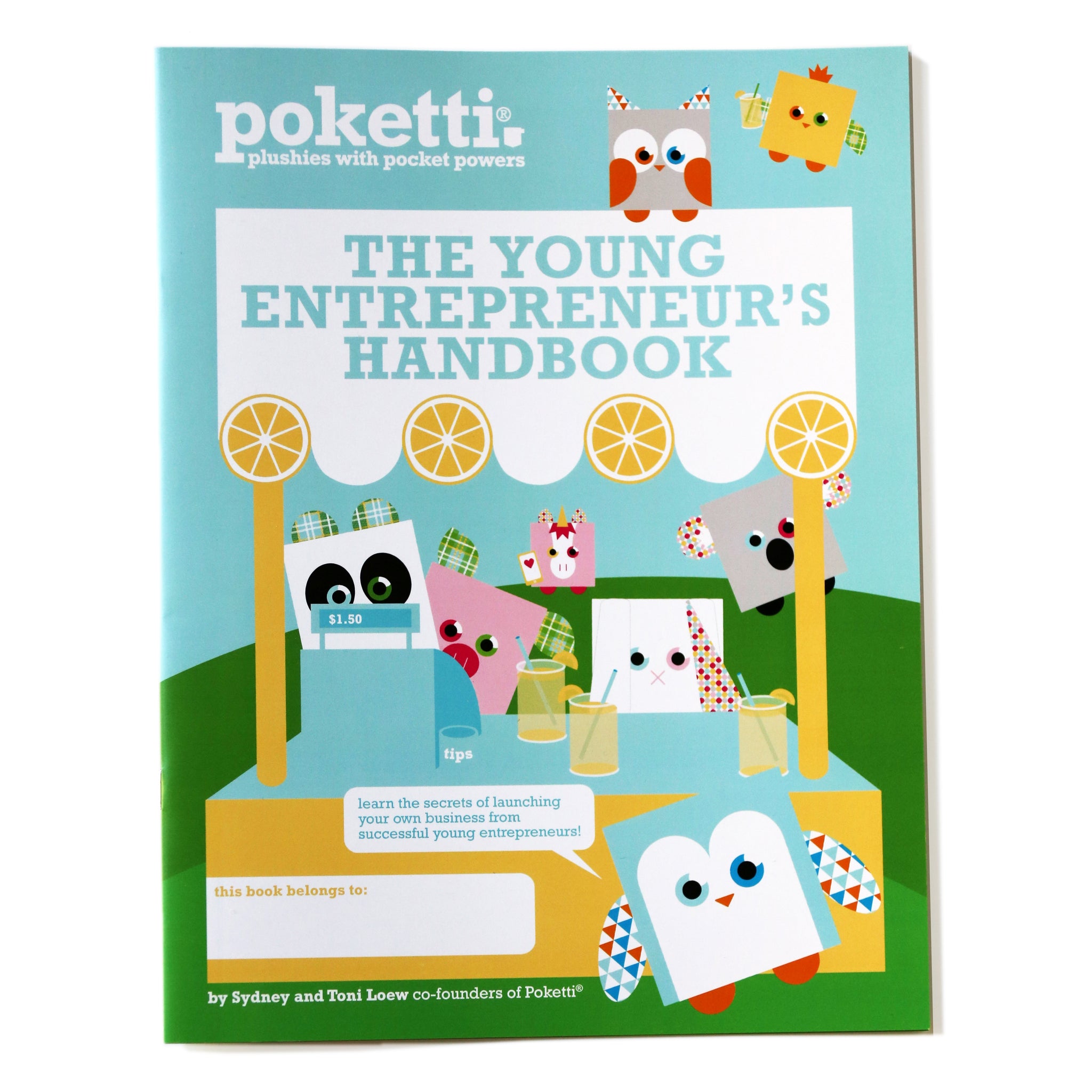 The Young Entrepreneur's Handbook Kit (includes one Poketti Plushie)
